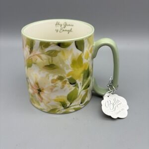 HIS GRACE IS ENOUGH Bella 10 Strawberry St Mug Jesus Faith Bible Verse Easter